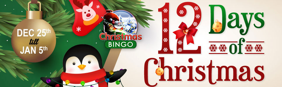 Cyber Bingo 12 Days of Christmas