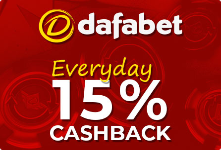 Dafabet Casino up to 15% Cashback Bonus for VIP Players Dafabet Casino up to 15% Cashback Bonus for VIP Players