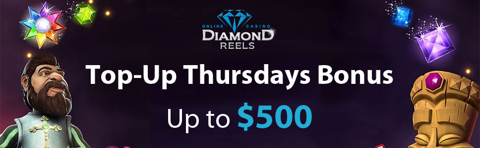 Diamond Reels Casino Top-Up Thursdays Bonus