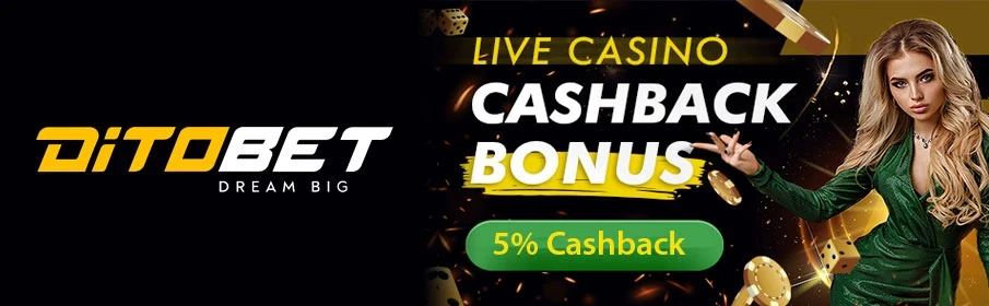 Live Casino Weekly Cashback Bonus