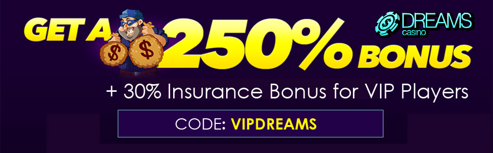 dreams casino no deposit bonus code 2018