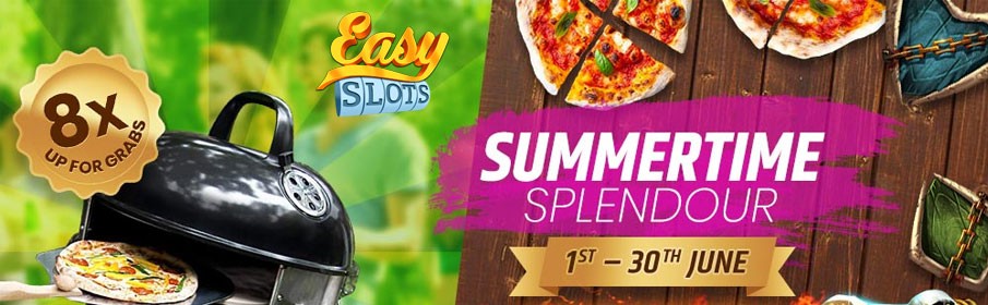 Summertime Splendour Giveaway Promotion at Easy Slots Casino