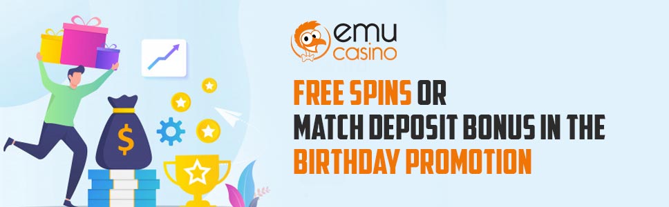 Emu Casino Birthday Promotion