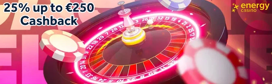 Energy Casino Live Casino Welcome Cashback Bonus
