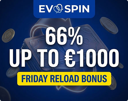 Evospin Casino Reload Bonus Every Friday