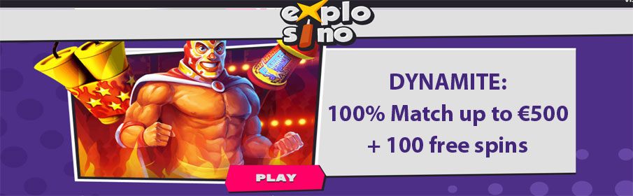 Explosino Casino Sign Up Offer