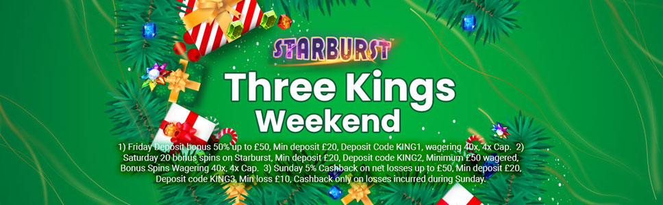 Fika casino Three Kings Weekend Offer