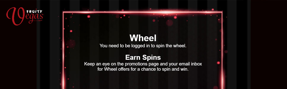 Fruity Vegas Casino Bonus Wheel