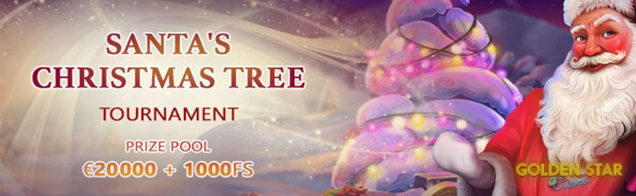 €20,000 Prize Pool Pls up to 1000 Free Spins in the Santa’s Christmas Tree Tournament 