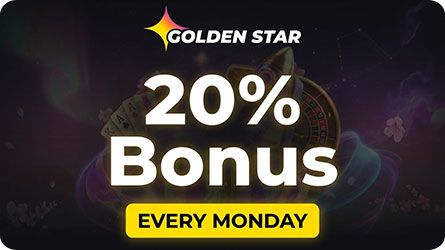Golden Star Casino Monday Reload Bonus