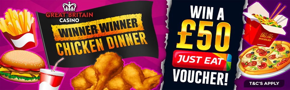 Great Britain Casino Chicken Dinner Winner Bonus