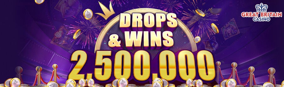Great Britain Casino Daily Drop Wins Bonus