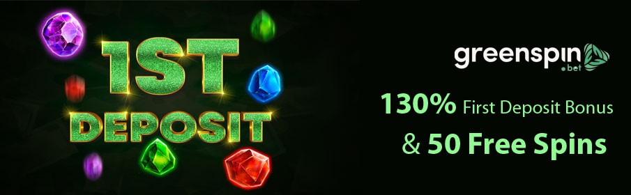 GreenSpin Casino First Deposit Bonus 