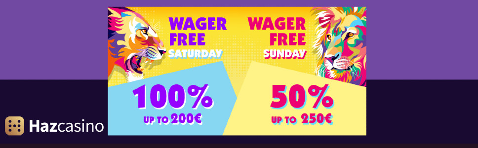 Haz Casino Weekend party Bonus