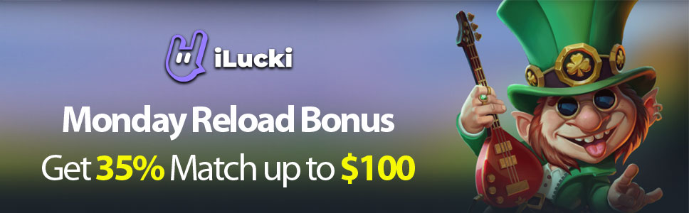 iLucki Casino Monday Reload Bonus