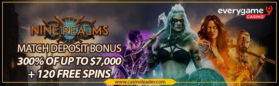 Everygame Casino Match Bonus