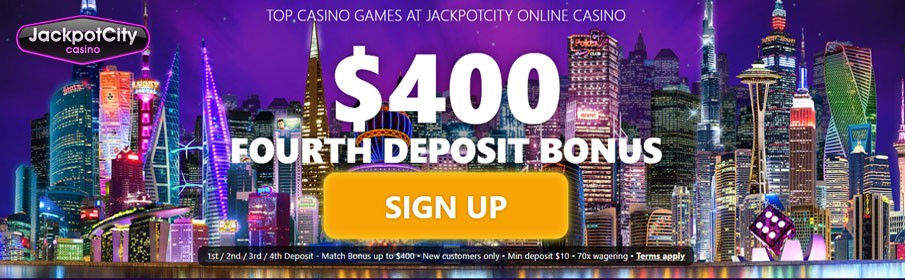 Jackpot City Casino Fourth Deposit Bonus