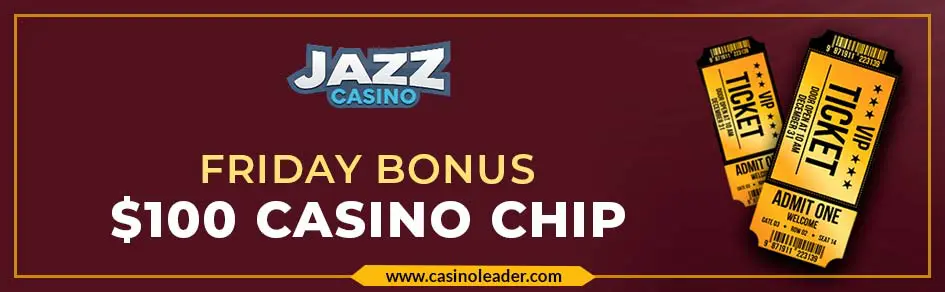Jazz Casino $1500 Tournament Bonus every Friday