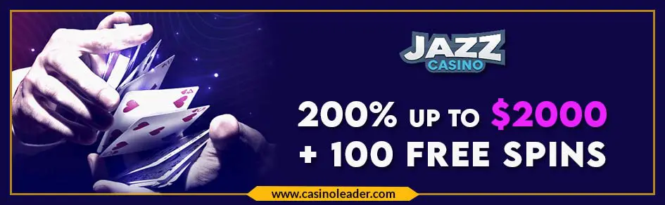  Jazz Casino 100% up to $1000 Reload Bonus on games