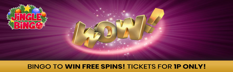 Jingle Bingo WOW Free Spins Bonus