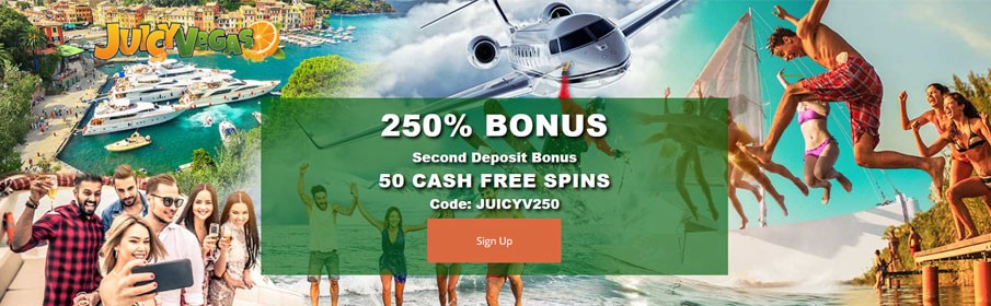 Second Deposit Bonus at Juicy Vegas casino
