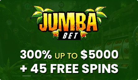 Jumba Bet Casino $5000 Welcome Bonus + 45 Free Spins