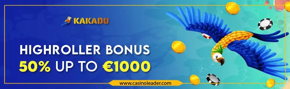 Kakadu Casino €1,000 Highroller Bonus Code Every Saturday Kakadu Casino €1,000 Highroller Bonus Code Every Saturday