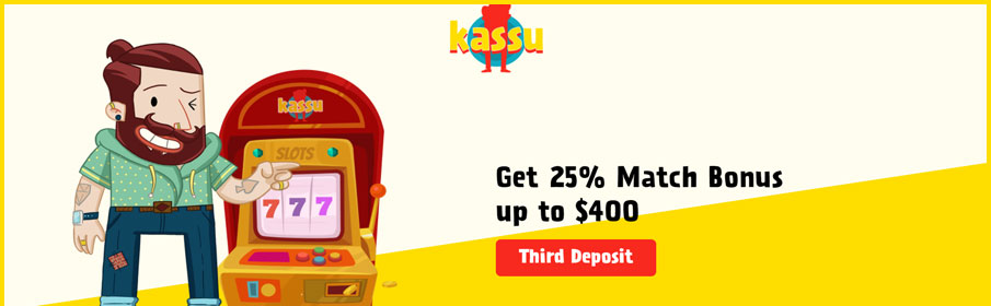 Kassu Casino Third Deposit Bonus