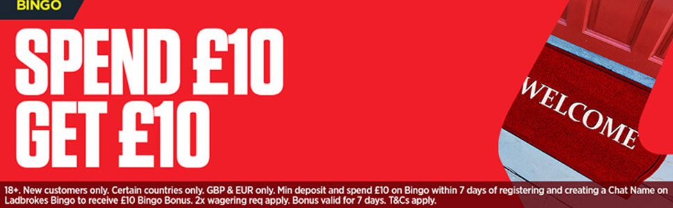 Ladbrokes Bingo Welcome Offer