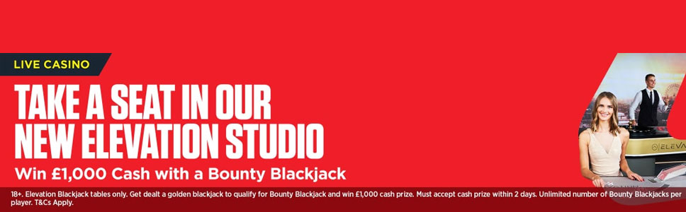 Ladbrokes Live Casino Bounty Blackjack