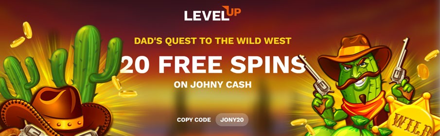 Play at LevelUp Casino to claim a No Deposit Bonus