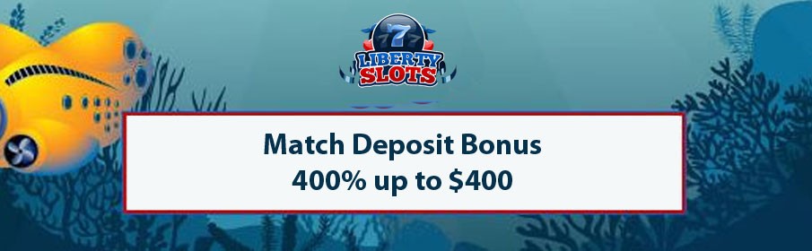  Liberty Slots Casino 400% Match Deposit Bonus 