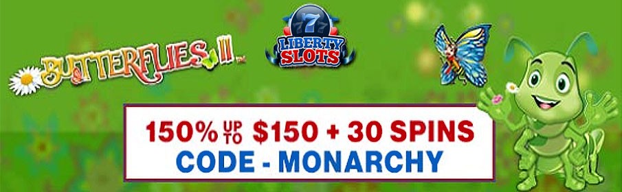 Liberty Slots Casino 150% Match Deposit Bonus