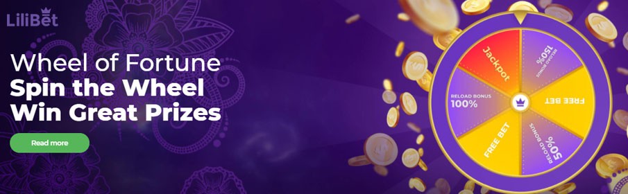 LiliBet Casino Wheel of Fortune Promotion