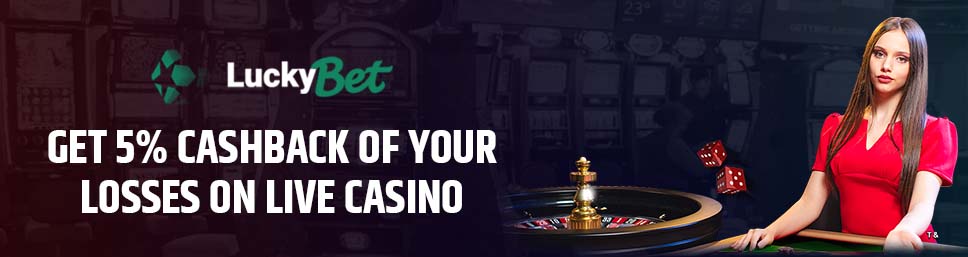 Luckybet Casino Cashback on Losses Bonus