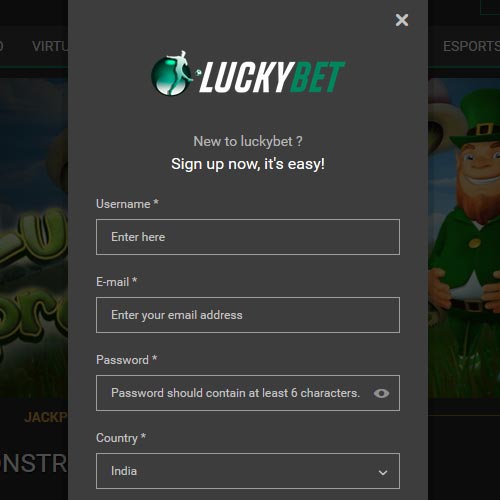Lucky Bet Casino Sign Up