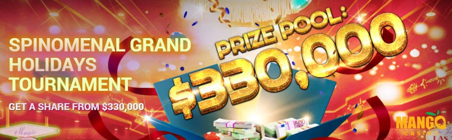 Mango Casino - Get a share from $330k Tournament