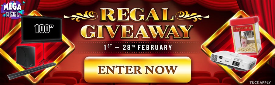 Mega Reel Casino Regal Giveaway Bonus 