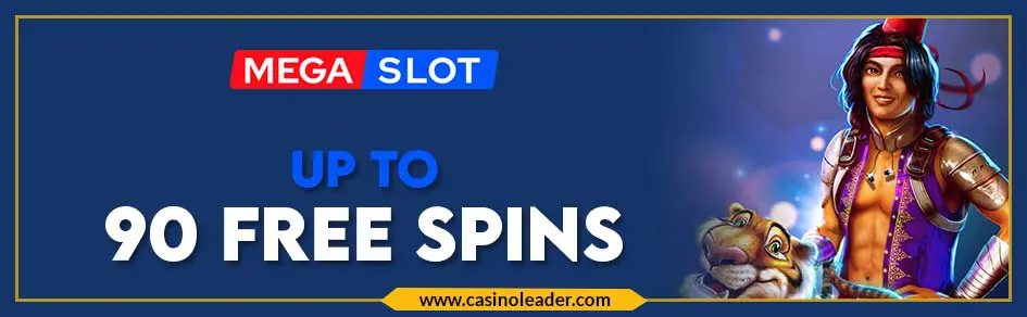 Megaslot Casino 90 Free Spins Bonus every Wednesday
