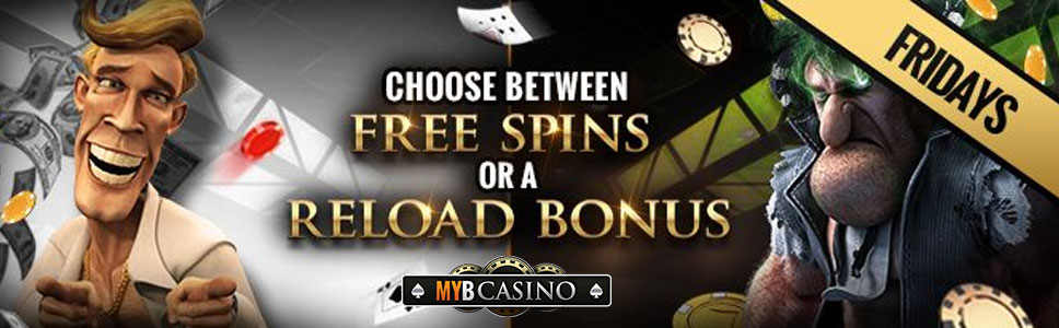 MYB Casino Reload Offer