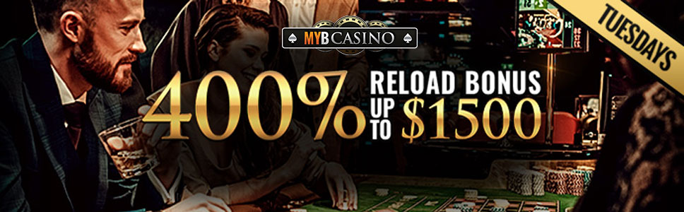 MYB Casino Tuesday Reload Bonus