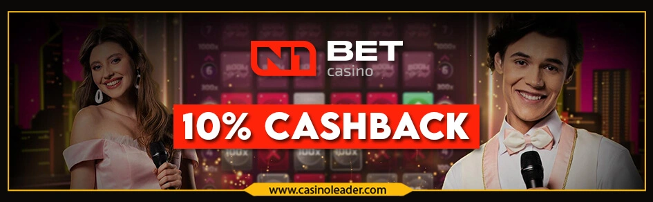 N1Bet Casino 10% Live Cashback Bonus every day