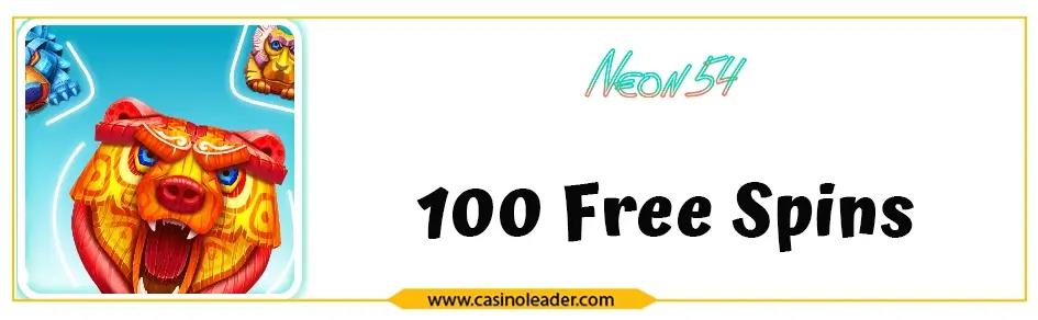 Neon54 Casino up to 100 Free Spins Bonus every Sunday