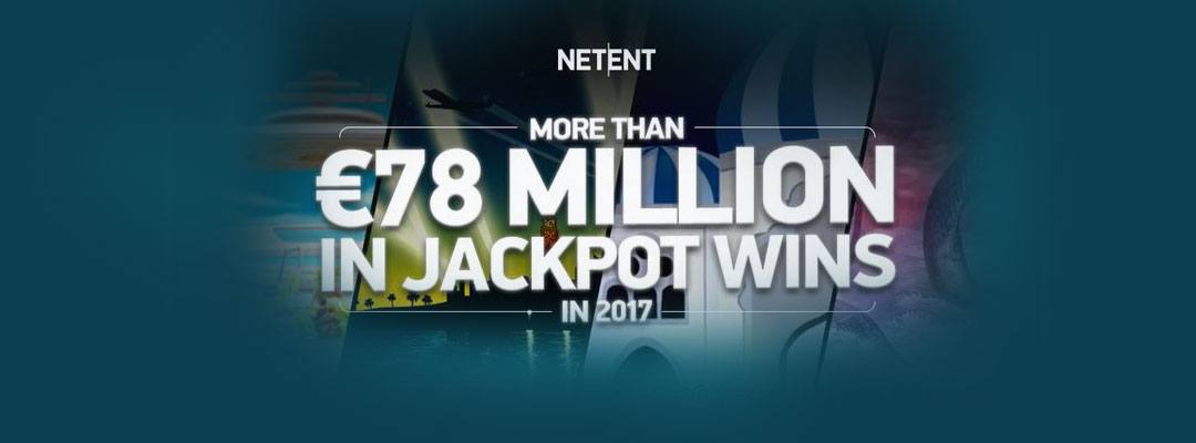 The Year 2017 has been full of Jackpot Wins at NetEnt - &euro;78 Million