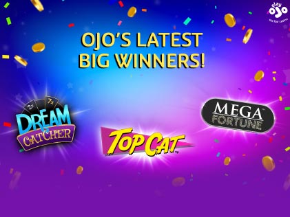 It's Raining Big Wins at Play OJO Casino including Two 100K Wins & Another £34, 362 Win!