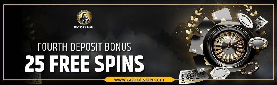 Olympus Bet Casino Fourth Deposit 25 Free Spins Bonus