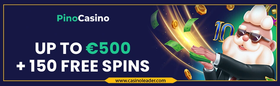 Pino Casino up to €500 Sign Up Bonus + 150 Free Spins Pino Casino up to €500 Sign Up Bonus + 150 Free Spins