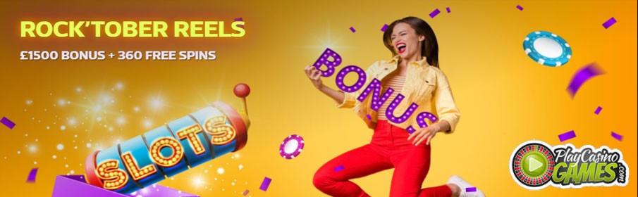 Play Casino Games - Up to £1500 Bonus + 360 Free Spins