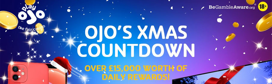 the Christmas Countdown Promotion at Play OJO Casino