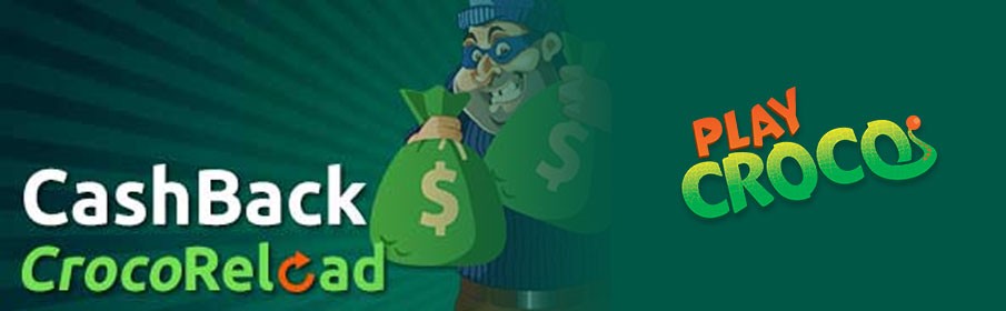 PlayCroco Casino Cashback Bonus